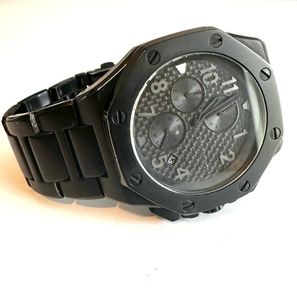 MICHAEL KORS |  Men's Stainless Steel Black Watch | MK8198 - Picture 1 of 11